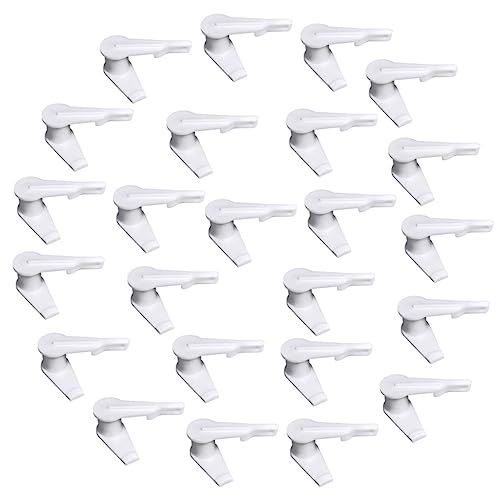 NUOBESTY 100Stücke Deckenleuchte Clips für Lampenschirme Drehbare Lampenhalter Material Einfach zu Installieren Langlebig und Praktisch für Deckenleuchten Fixierung von NUOBESTY