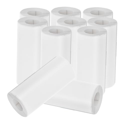 NUOBESTY 10Rollen Mini Druckerpapier Selbstklebendes Thermopapier für Sofortbildkamera Hochwertiges Druckerpapier für Mini Drucker Vielseitig Einsetzbar Kompatibel von NUOBESTY