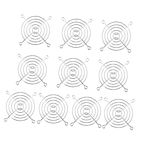 NUOBESTY 10Stücke Kühllüfter Schutznetzgitter für Computerlüfter Axialflow Lüfter Hochwertiges Stabil Optimalen Staubschutz NUOBESTY 10Stücke Kühllüfter Schutznetzgitter für Computerlüfter Axialflow Lüfter Hochwertiges Stabil Optimalen Staubschutz von NUOBESTY