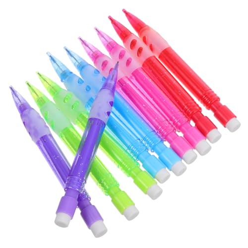 NUOBESTY Mini Mechanische Bleistifte Automatische Bleistifte Mit Radiergummi Für Und Erwachsene Kurze Für Schule Büro Und Zeichnen 5 Farben Je 0,7MM von NUOBESTY