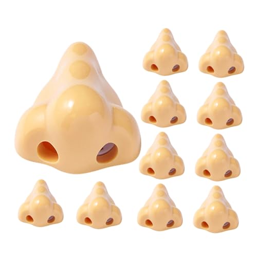 NUOBESTY 12 Stück Nasenspitzer Nasen Bleistiftspitzer Lustiger Cartoon Bleistiftspitzer Mini Bleistiftspitzer Hand Bleistiftspitzer Nasenform Kinderspitzer Aus von NUOBESTY