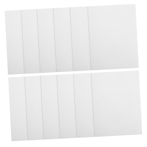 NUOBESTY 12 Stück Wandpaneel-reparaturaufkleber Trockenbau Reparieren Klebrige Flecken Vinyl Patch Repair Kit Selbstklebender Abstellgleisflächen Wandlöcher Patches Weiß Wasserdichtes Vinyl von NUOBESTY