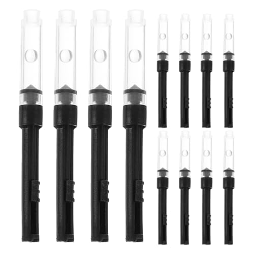 NUOBESTY 12 Stücke Tinte Absorber Stift Zubehör Brunnen Stift Tinte Konverter Standard Konverter Brunnen Stift Konverter Kunststoff von NUOBESTY
