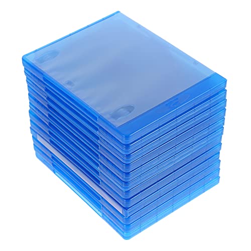 NUOBESTY 12Stücke CD DVD Hülle Halter für Spiele DVDs PC Treiber Tragbar Langlebig für Reisen Zuhause mit Leichtem Design für Einfachen Zugriff von NUOBESTY