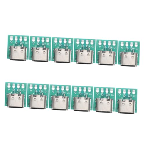 NUOBESTY 12Stücke USB C Board Adapter Für DIY Projekte PCB Für Vielseitige Datenübertragungen Kompatibel Mit USB C Geräten Langlebig NUOBESTY 12Stücke USB C Board Adapter Für DIY Projekte PCB Für Vielseitige Datenübertragungen Kompatibel Mit USB C Geräten Langlebig von NUOBESTY