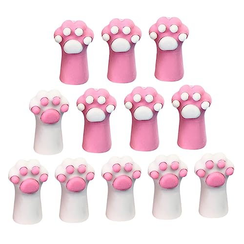 NUOBESTY 12st Radiergummi Klassenzimmer Spiele Preise Passt Für Mini-tier-katzenfiguren-spielzeug Kinderstifte Werkzeuge Für Bausätze Anzug Pvc Koreanische Version Einstellen Schüler von NUOBESTY