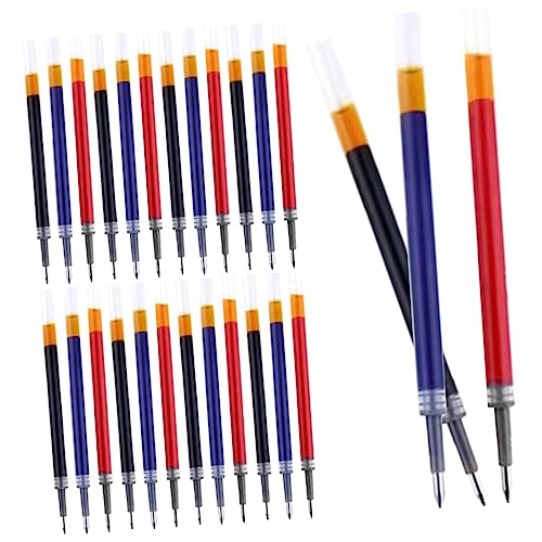 NUOBESTY 150 Stück Gel Tintenstifte Nachfüllminen Gelstift Minen Nachfüllbare Ersatzminen Kugelschreiber Zeichnen Schreiben Multifunktions Gelstift Ersatz Kreuzförmig Glatt von NUOBESTY
