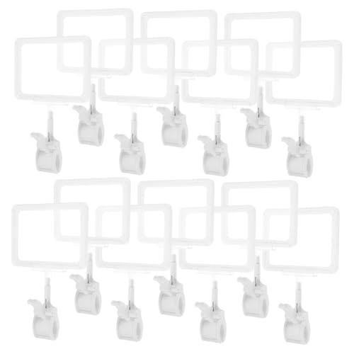 NUOBESTY 15Er Set Doppelseitiges Etikett Produktetikett Käfig Logo Münzbörse Drahtschild Etiketten Set Riemenscheibe Mikro Riemenscheiben Logo Etikett Doppelseitiges von NUOBESTY