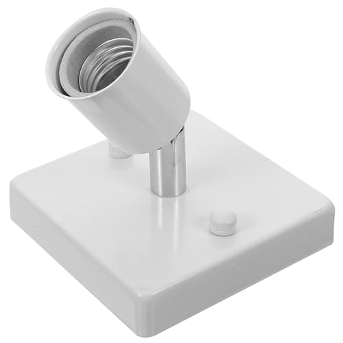 NUOBESTY 180Grad Lampenfassung Drehbarer Glühbirnenadapter für Leuchten Hochtemperaturbeständige Eleganter Lampenhalter für Decken und Wandleuchten NUOBESTY 180Grad Lampenfassung Drehbarer Glühbirnenadapter für Leuchten Hochtemperaturbeständige Eleganter Lampenhalter für Decken und Wandleuchten von NUOBESTY