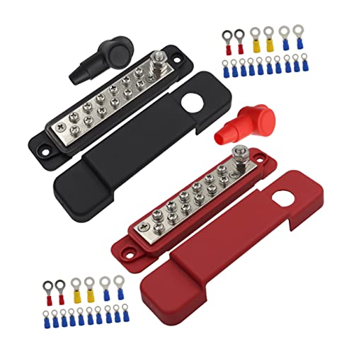 NUOBESTY 1Satz Batterie Verteilungsblock für Wohnmobile Boote Lkw Stromverteilungsleiste mit Anschlüssen für Marineanwendungen Korrosionsbeständig NUOBESTY 1Satz Batterie Verteilungsblock für Wohnmobile Boote Lkw Stromverteilungsleiste mit Anschlüssen für Marineanwendungen Korrosionsbeständig von NUOBESTY