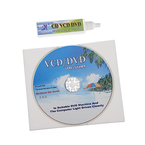 NUOBESTY 1Satz CD Reinigungsset für CD Vcd DVD Player Teiliges Set mit Reinigungsdisc Flüssigkeit Effektive Tiefenreinigung zur Verbesserung der Wiedergabequalität NUOBESTY 1Satz CD Reinigungsset für CD Vcd DVD Player Teiliges Set mit Reinigungsdisc Flüssigkeit Effektive Tiefenreinigung zur Verbesserung der Wiedergabequalität von NUOBESTY