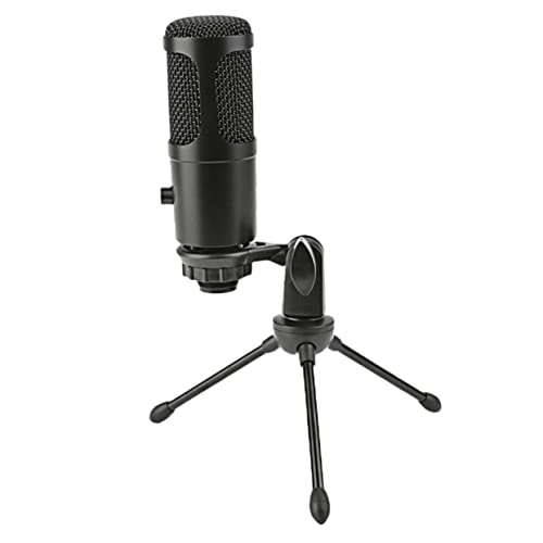NUOBESTY 1Satz Computermikrofon mit Stativ USB Kondensatormikrofon für Streaming Konferenzen Aufnahmen Design Kabel Vielseitig Einsetzbar Langlebig von NUOBESTY