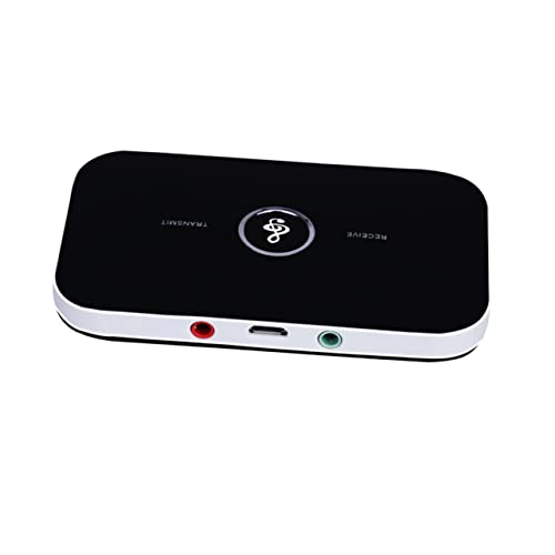 NUOBESTY 1Satz Drahtloser Audioadapter Sender Empfänger Tragbarer Funkadapter Für Stereoanlage Kopfhörer Lautsprecher Für Zuhause Büro Schwarz von NUOBESTY