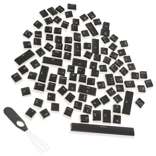 NUOBESTY 1Satz Pudding Tastenkappen Halbtransparente Pbt Keycaps Für Mechanische Gaming Tastaturen Tasten Öl Temperaturbeständig Ergonomisches Design Für Komfortables Tippen von NUOBESTY