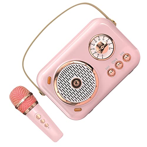 NUOBESTY 1Satz Tragbarer Lautsprecher mit Mikrofon Kompatibel mit Smartphone Song Software für Partys Karaoke Familienausflüge Vielseitig Einsetzbar Musikbox NUOBESTY 1Satz Tragbarer Lautsprecher mit Mikrofon Kompatibel mit Smartphone Song Software für Partys Karaoke Familienausflüge Vielseitig Einsetzbar Musikbox von NUOBESTY