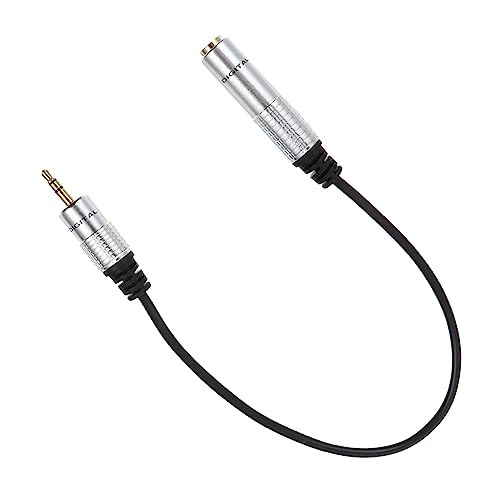 NUOBESTY 1Stück Stereo Audiokonverter Kabel Headset Buchsenadapter mit Metallgehäuse Hohe Audioübertragung ohne Signalverlust für Kopfhörer Lautsprecher NUOBESTY 1Stück Stereo Audiokonverter Kabel Headset Buchsenadapter mit Metallgehäuse Hohe Audioübertragung ohne Signalverlust für Kopfhörer Lautsprecher von NUOBESTY