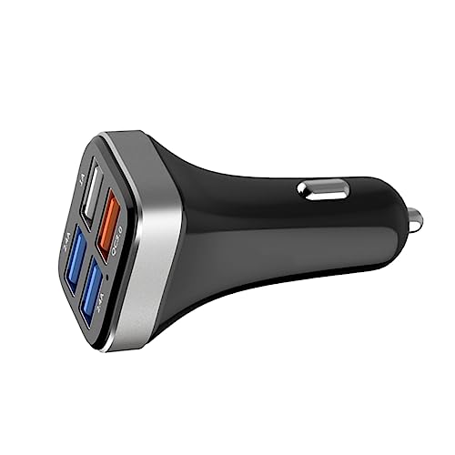 NUOBESTY 1Stück USB Autoladegerät Port Zigarettenanzünder Schnellladegerät mit Voltmeter für Smartphones Tablets Kompatibel mit Fahrzeugen Schwarz NUOBESTY 1Stück USB Autoladegerät Port Zigarettenanzünder Schnellladegerät mit Voltmeter für Smartphones Tablets Kompatibel mit Fahrzeugen Schwarz von NUOBESTY