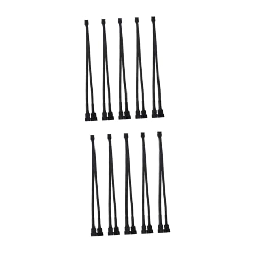 NUOBESTY 2 Sätze Expansionskabel Der Lüfterschnittstelle Lüfter-splitter Lüfter Verlängerungskabel Adapterkabel Für Lüfter Stromverteiler Pvc-isolierung Black 5 Stücke * 2 NUOBESTY 2 Sätze Expansionskabel Der Lüfterschnittstelle Lüfter-splitter Lüfter Verlängerungskabel Adapterkabel Für Lüfter Stromverteiler Pvc-isolierung Black 5 Stücke * 2 von NUOBESTY