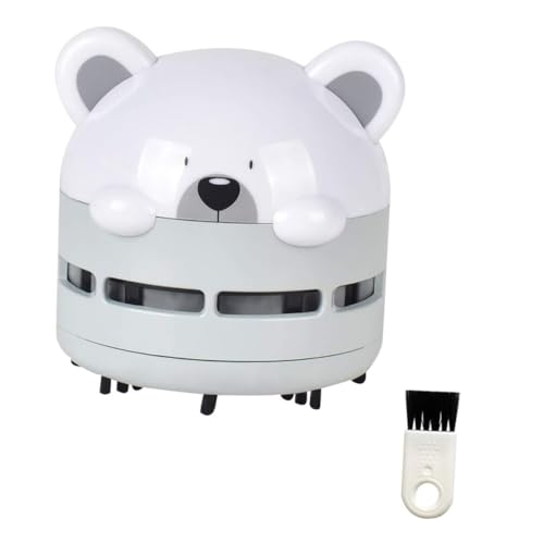 NUOBESTY 2 Stck. Mini-vakuum Cartoon-schreibtischreiniger Schreibtisch-staubsammler Cartoon-mini-usb-reiniger Desktop-staubsammler Mini-tastatur-vakuum Plastik Grey von NUOBESTY