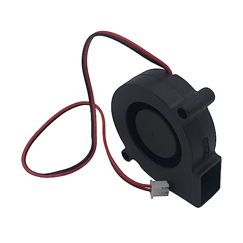 NUOBESTY 2 Stück 5015 Radiallüfter Blasen 3D-Druckerteile Super leiser Lüfter kühlung chillen fächer Schutzhelm-Fan Turbodüse Lager 3D Drucker Blinddarm Komponente A8 Zubehör von NUOBESTY