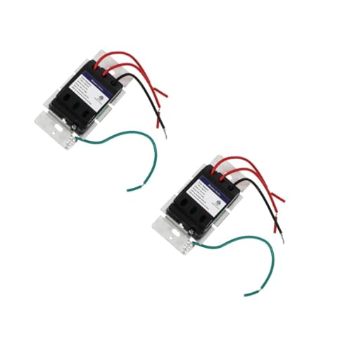 NUOBESTY 2 Stück Dimmer schalter elektrisches Licht LED gleiten Wattzahl Lichtdimmer Aluminiumlegierung Weiß NUOBESTY 2 Stück Dimmer schalter elektrisches Licht LED gleiten Wattzahl Lichtdimmer Aluminiumlegierung Weiß von NUOBESTY