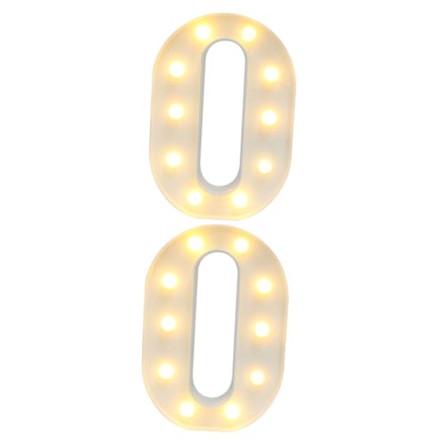 NUOBESTY 2 Stück LED-Buchstabenlicht Buchstaben aufleuchten groß Buchstaben leuchtet Zahlen Zahl leuchtet wandleuchte Lichtzahl Festlicht Modellierlicht Hausnummer mit Licht Plastik Weiß NUOBESTY 2 Stück LED-Buchstabenlicht Buchstaben aufleuchten groß Buchstaben leuchtet Zahlen Zahl leuchtet wandleuchte Lichtzahl Festlicht Modellierlicht Hausnummer mit Licht Plastik Weiß von NUOBESTY
