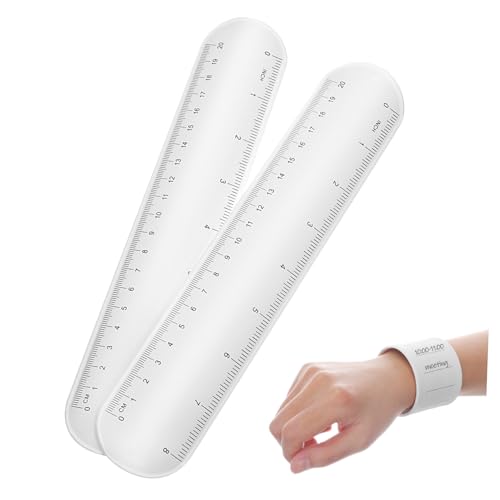 NUOBESTY 2 Stück Memo -Kreis Tragbares Armband Tragbare Notizblock-armbänder Löschbares Armband Memo -Notepad Memo-Armband Beschreibbares Armband Wiederverwendbares Band Kieselgel Weiß von NUOBESTY