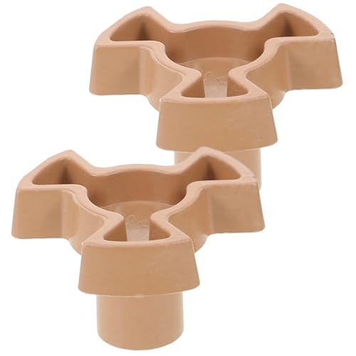NUOBESTY 2 Stück Motorkoppler Für Mikrowellen-plattenspieler Tablett Drehscheibe Mikrowellen-plattenspieler-koppler Teile Mikrowellen-drehtellerhalterung Mikrowelle Zubehör Plastik Khaki von NUOBESTY
