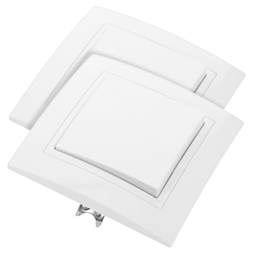 NUOBESTY 2 Stück Schalter Für Zuhause Nützlicher Schalter Lichtschalter Schalter Für Innen Praktischer Schalter Home Schalterpanel Multifunktionales Schaltpanel Innen Schaltpanel Zinn von NUOBESTY