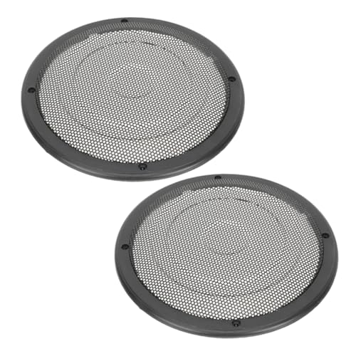 NUOBESTY 2 Stück Subwoofer -Netzabdeckung Auto-Subwoofer-Grill Abdeckung des Lautsprechergitters Lautsprecher-Schallwände Lautsprecherabdeckungen fürs Auto Eisen Black NUOBESTY 2 Stück Subwoofer -Netzabdeckung Auto-Subwoofer-Grill Abdeckung des Lautsprechergitters Lautsprecher-Schallwände Lautsprecherabdeckungen fürs Auto Eisen Black von NUOBESTY