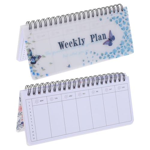 NUOBESTY 2 Stück Wochenplaner Notizbücher Notizblock Planer Zubehör Tagesnotizbuch Wochenplaner Für Den Schreibtisch Studentenplaner To Do Notizbuch Wiederverwendbarer Planer NUOBESTY 2 Stück Wochenplaner Notizbücher Notizblock Planer Zubehör Tagesnotizbuch Wochenplaner Für Den Schreibtisch Studentenplaner To Do Notizbuch Wiederverwendbarer Planer von NUOBESTY