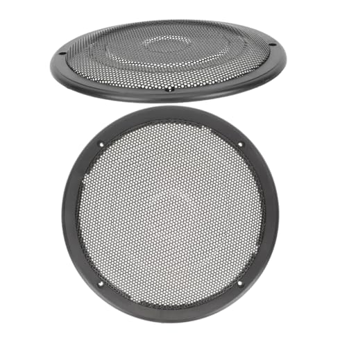 NUOBESTY 2 Stücke Subwoofer Mesh Abdeckung Lautsprecher Subwoofer Grill Eisen Schwarz NUOBESTY 2 Stücke Subwoofer Mesh Abdeckung Lautsprecher Subwoofer Grill Eisen Schwarz von NUOBESTY
