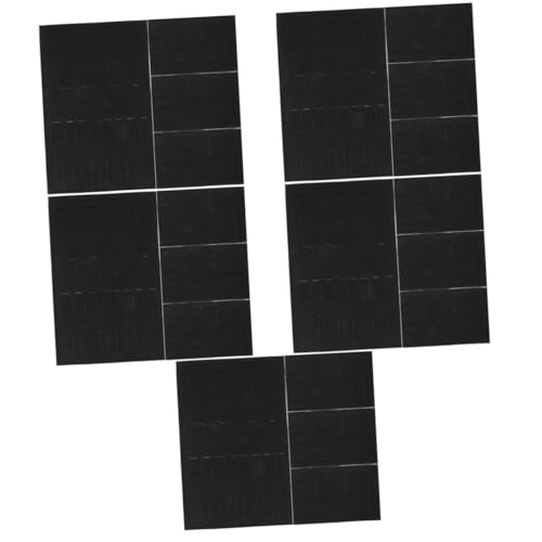 NUOBESTY 20 Blätter Router-schattierungsaufkleber Licht Blockierende Aufkleber Verdunkelungsaufkleber Für Elektronik Aufkleber Zum Dimmen Von Licht Led-dimmaufkleber Led-Aufkleber Eva Black von NUOBESTY