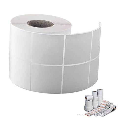 NUOBESTY Direct Thermal Technology Shiing Label 2000 Stück Weiß Blanko -aufkleberband Für Drucker Blanko Etikett Adresse Versand Cd von NUOBESTY