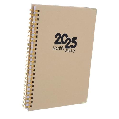 NUOBESTY 2025 Wochenplaner Wochen- Und Monatsplaner Tägliches Planer Notebook Notizbuch Aus Kraftpapier Braunes Notizbuch Schulplaner Brown Innenseiten Aus Doppeltem Offsetpapier NUOBESTY 2025 Wochenplaner Wochen- Und Monatsplaner Tägliches Planer Notebook Notizbuch Aus Kraftpapier Braunes Notizbuch Schulplaner Brown Innenseiten Aus Doppeltem Offsetpapier von NUOBESTY