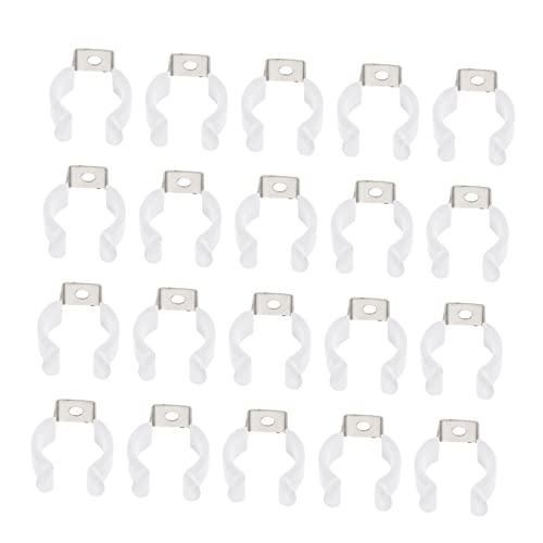 NUOBESTY 20Stücke U Clips Halter Für LED Lichtschlauch Halterung Für Leuchtstofflampen Und Einfach Zu Installieren Für Innen Und Außenbereich NUOBESTY 20Stücke U Clips Halter Für LED Lichtschlauch Halterung Für Leuchtstofflampen Und Einfach Zu Installieren Für Innen Und Außenbereich von NUOBESTY