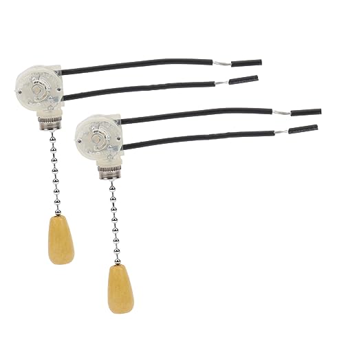NUOBESTY 2Stücke Lampenzugschalter Und Langlebig Und Praktisch Für Deckenleuchten Tischlampen Und DIY Projekte Mit Kette NUOBESTY 2Stücke Lampenzugschalter Und Langlebig Und Praktisch Für Deckenleuchten Tischlampen Und DIY Projekte Mit Kette von NUOBESTY