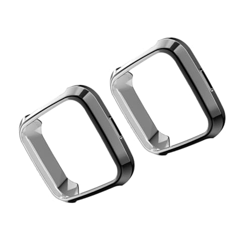 NUOBESTY 2Stücke Pack Schutzhülle Für Smartwatch Kratzfeste Stoßfeste TPU Shell Schwarz Schutz Für Ihre Smartwatch Langlebig Funktional NUOBESTY 2Stücke Pack Schutzhülle Für Smartwatch Kratzfeste Stoßfeste TPU Shell Schwarz Schutz Für Ihre Smartwatch Langlebig Funktional von NUOBESTY
