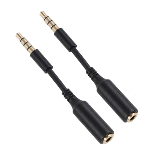 NUOBESTY 2Stücke Stereo Audiokabelverlängerung für Kopfhörer Lautsprecher Medienplayer Hochwertige Verlängerung für Smartphones Tablets Kompatibel mit Allen NUOBESTY 2Stücke Stereo Audiokabelverlängerung für Kopfhörer Lautsprecher Medienplayer Hochwertige Verlängerung für Smartphones Tablets Kompatibel mit Allen von NUOBESTY