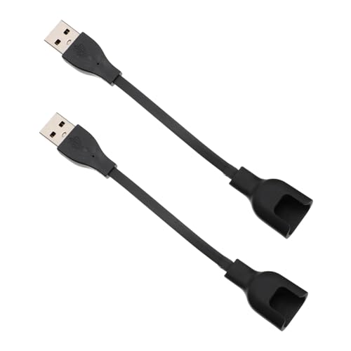 NUOBESTY 2Stücke USB Ladekabeladapter für Band Band Tragbares Ladegerät für Smartwatch Kompakte Ladestation für Reisen Geschäftsreisen Einfache Handhabung von NUOBESTY