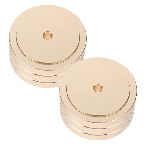 NUOBESTY 2Stücke Vibrations Möbel Pads Für Lautsprecher Hochwertige Isolation Füße Aus Aluminium Goldfarben Langlebig NUOBESTY 2Stücke Vibrations Möbel Pads Für Lautsprecher Hochwertige Isolation Füße Aus Aluminium Goldfarben Langlebig von NUOBESTY