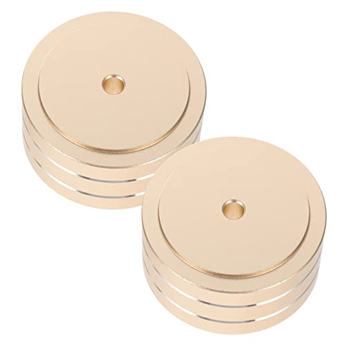 NUOBESTY 2Stücke Vibrations Pads aus Aluminiumlegierung für Lautsprecher Universelle Isolation Füße für CD Player Einfache Installation Stoßdämpfend Schützend NUOBESTY 2Stücke Vibrations Pads aus Aluminiumlegierung für Lautsprecher Universelle Isolation Füße für CD Player Einfache Installation Stoßdämpfend Schützend von NUOBESTY