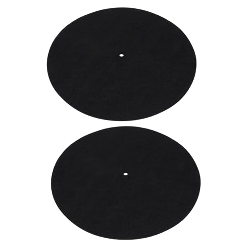 NUOBESTY 2Stücke Vinyl Schallplatten Filzmatte Antistatische Unterlage für Optimalen Schutz Geräuschreduzierung von Schallplatten für Zuhause NUOBESTY 2Stücke Vinyl Schallplatten Filzmatte Antistatische Unterlage für Optimalen Schutz Geräuschreduzierung von Schallplatten für Zuhause von NUOBESTY