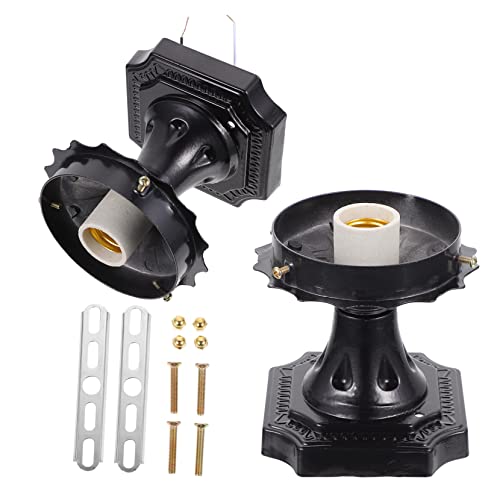 NUOBESTY 2Stücke Zaunpfostenlichthalter Lampenfassung Für Außenbeleuchtung Einfach Zu Installieren Für Garten Und Robustes Aluminiummaterial NUOBESTY 2Stücke Zaunpfostenlichthalter Lampenfassung Für Außenbeleuchtung Einfach Zu Installieren Für Garten Und Robustes Aluminiummaterial von NUOBESTY