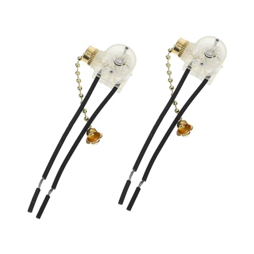 NUOBESTY 2Stücke Zugkette Lichtschalter Für Lampe Kette Für Tischlampen Pendelleuchten Und Wandleuchten Für Badezimmer Und DIY Projekte NUOBESTY 2Stücke Zugkette Lichtschalter Für Lampe Kette Für Tischlampen Pendelleuchten Und Wandleuchten Für Badezimmer Und DIY Projekte von NUOBESTY