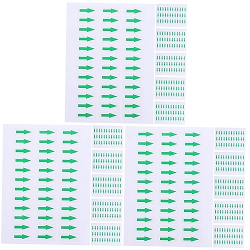NUOBESTY 3 Stück 5 Bodenaufkleber Blaues Etikett Blaue Aufkleber Peel-Label-Aufkleber Bodenmarkierungsaufkleber Pfeilmarkierungsaufkleber Pfeilaufkleber Für Den Boden Kleidung Warnaufkleber von NUOBESTY