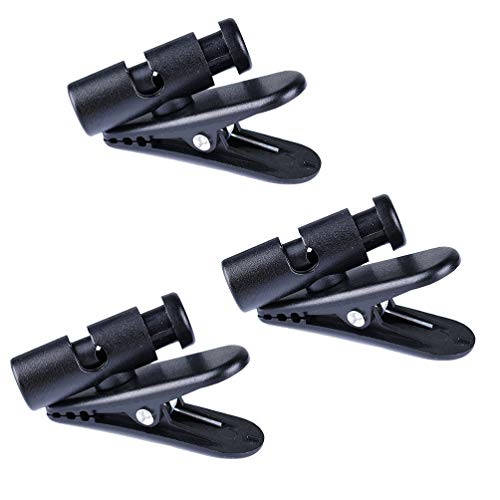 NUOBESTY 3 Stück Kopfhörer-Kabelclips Kopfhörer-Kabelclips 360-Grad-Ohrhörer-Headset-Kabelclips Halter Kleidungsclip Schwarz NUOBESTY 3 Stück Kopfhörer-Kabelclips Kopfhörer-Kabelclips 360-Grad-Ohrhörer-Headset-Kabelclips Halter Kleidungsclip Schwarz von NUOBESTY