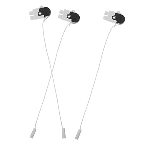 NUOBESTY 3 Stück Schalter ziehen Kabel zieht Weiß Wandlampen Kontrolle wandleuchte Stehlampe Drehen des Knopfers Ersatz elektrische Ziehgriffe Lampe Zugschnur Lichtzug im Badezimmer Stk NUOBESTY 3 Stück Schalter ziehen Kabel zieht Weiß Wandlampen Kontrolle wandleuchte Stehlampe Drehen des Knopfers Ersatz elektrische Ziehgriffe Lampe Zugschnur Lichtzug im Badezimmer Stk von NUOBESTY