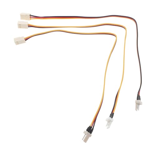 NUOBESTY 3-teiliger Pc Splitterkabel Lüfter Stoßverbinder Stecker Adapterkabel 3-poliges Kabel Verlängerungskabel NUOBESTY 3-teiliger Pc Splitterkabel Lüfter Stoßverbinder Stecker Adapterkabel 3-poliges Kabel Verlängerungskabel von NUOBESTY