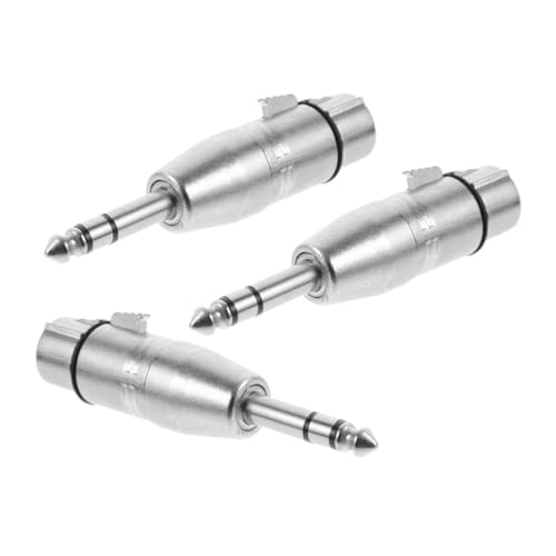 NUOBESTY 3Stücke Audioadapter Mikrofon für Stereo Audio Xlr zu Adapter für Professionelle Audioübertragung für Bühne Konzerte NUOBESTY 3Stücke Audioadapter Mikrofon für Stereo Audio Xlr zu Adapter für Professionelle Audioübertragung für Bühne Konzerte von NUOBESTY